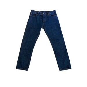 Levis 501 CT Jeans Womens 29 Tapered Boyfriend Dark Wash Button Fly